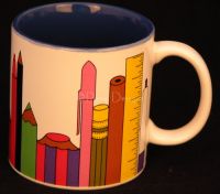 Dept 56 PENCIL MUG Coffee Mug